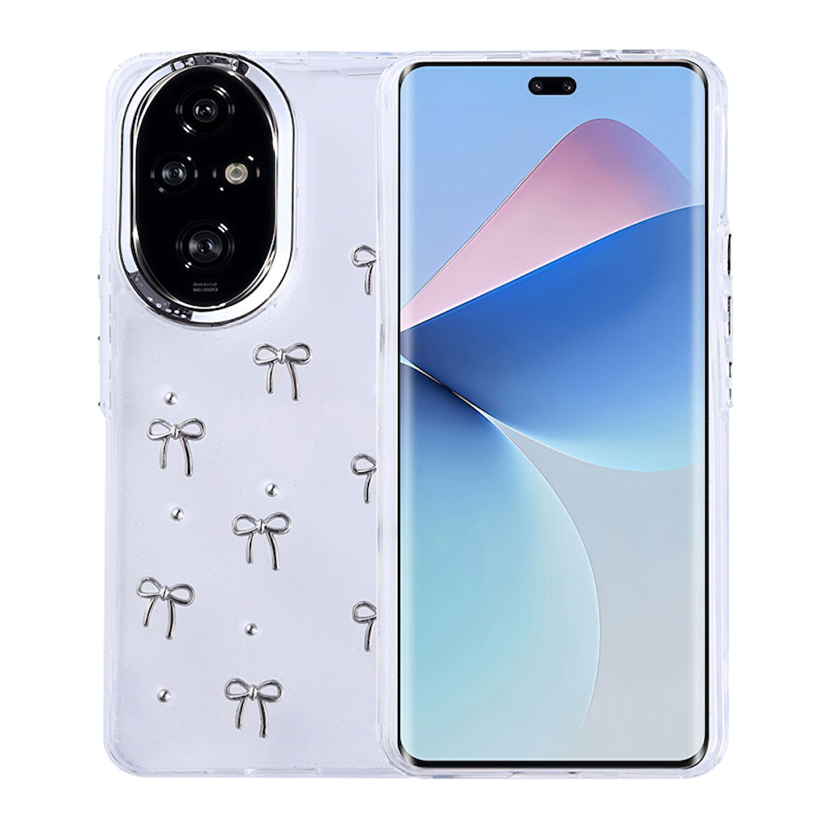 Honor 200 Uyumlu Şık Mini Figürlü Ucay Premium Sert Silikon Kapak