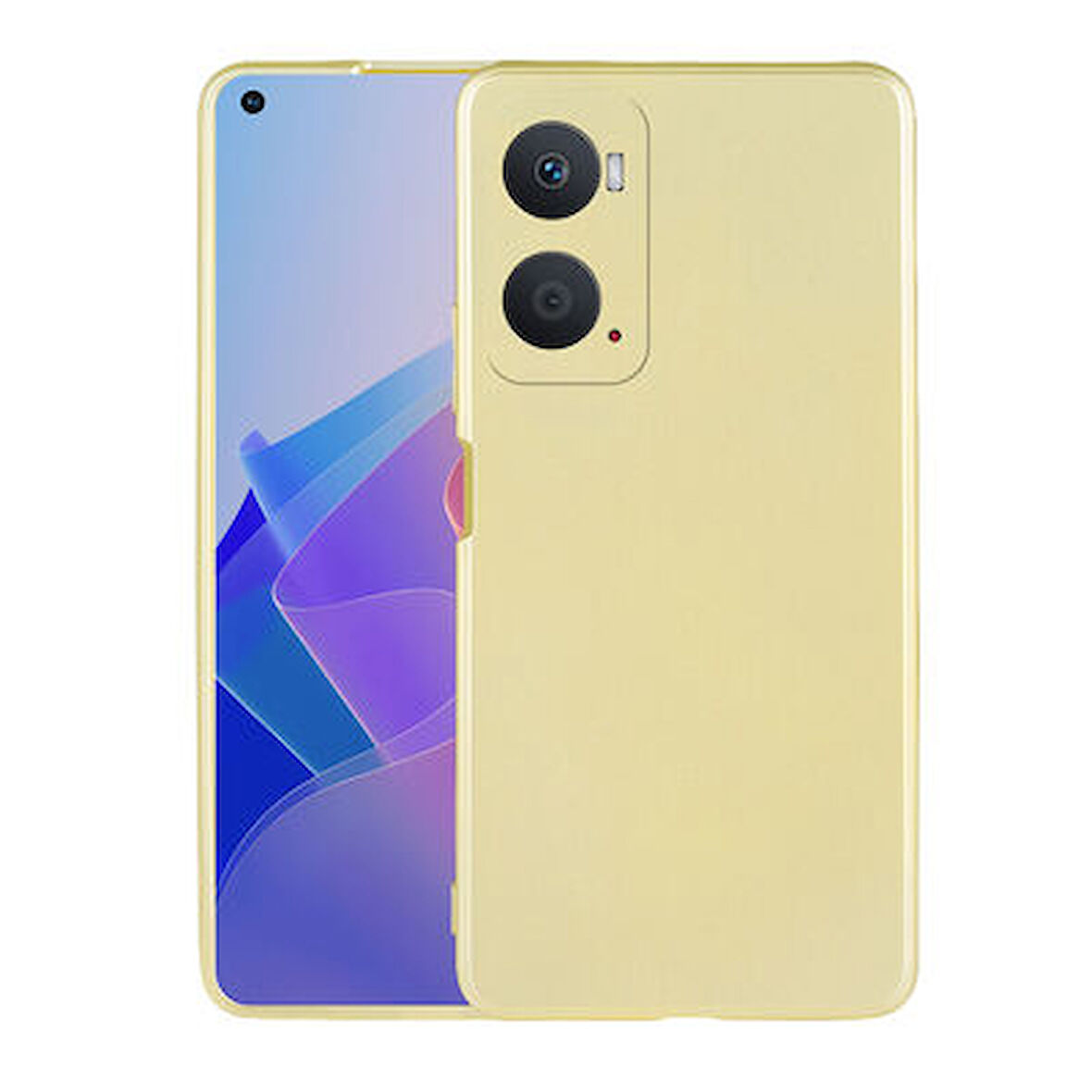 Oppo A96 4G İle Uyumlu Kılıf Esnek Leger Silikon Kapak