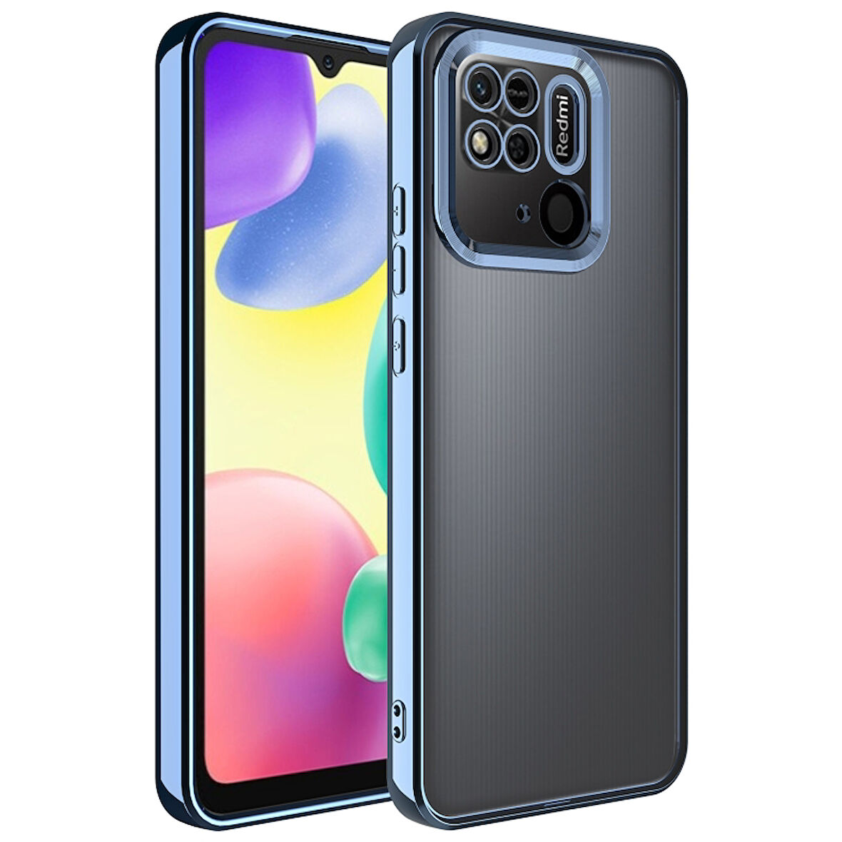 Redmi 10C İle Uyumlu Şık Tasarımlı ve Parlak Velina Premium Silikon Kılıf