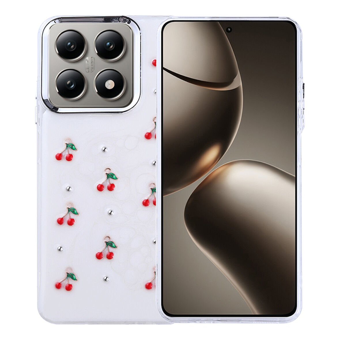 Xiaomi 14T Uyumlu Şık Mini Figürlü Ucay Premium Sert Silikon Kapak