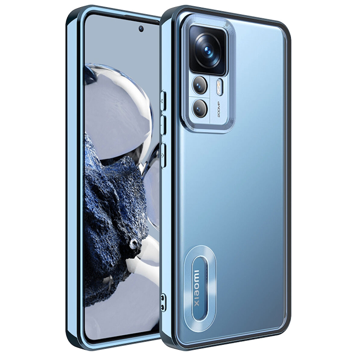 Xiaomi Mi 12T İle Uyumlu Şık Tasarımlı ve Parlak Velina Premium Silikon Kılıf