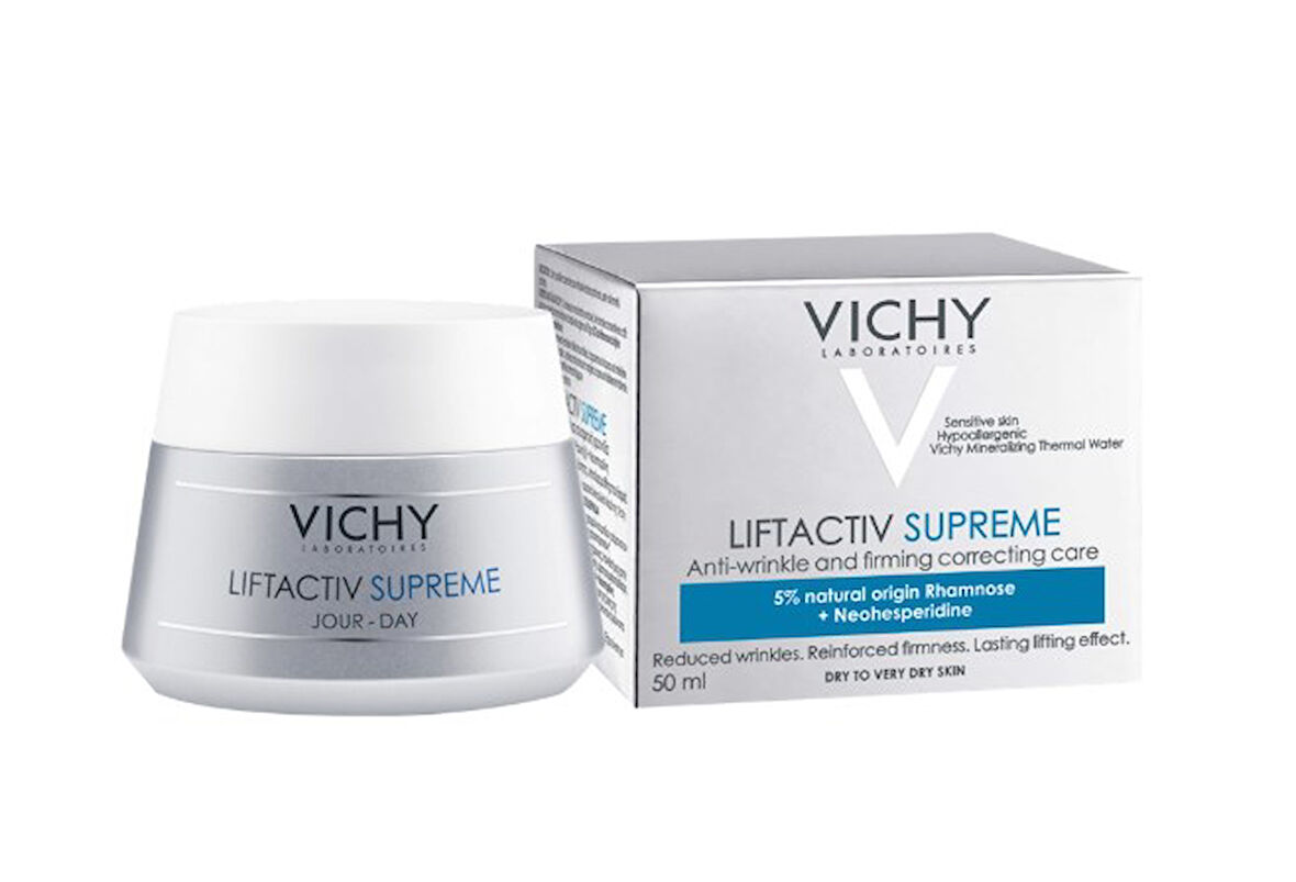 Vichy Liftactiv Supreme Kuru Ciltler için Yaşlanma Karşıtı Gündüz Bakım Kremi 50 ml