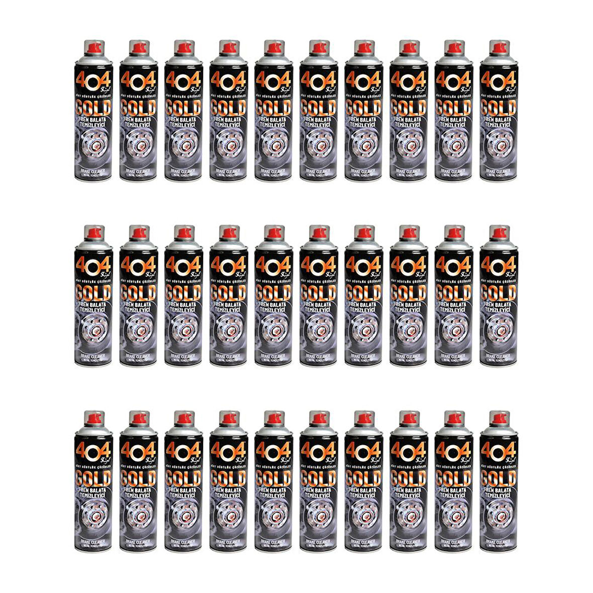 404 Gold Fren Balata Temizleyici Sprey 500 ml. - 30'lu Paket