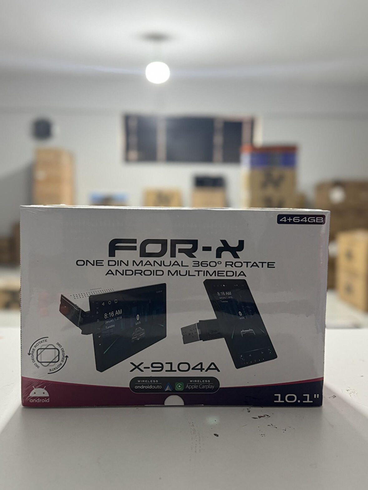 FOR-X X-9104A 4/64 ANDROİD OTO TEYP 10.1 DÖNER EKRAN