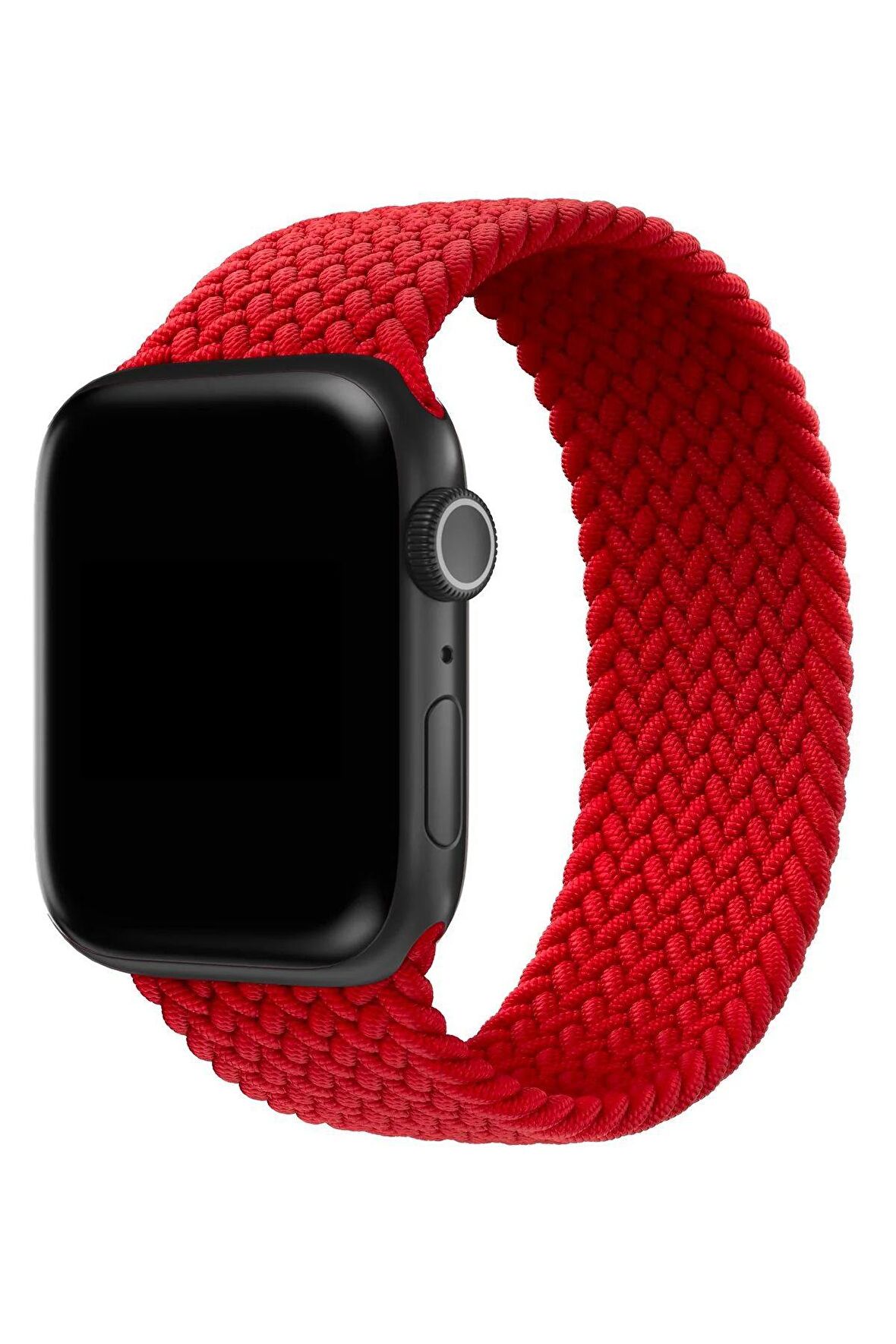 Megafox Apple Watch 2/3/4/5/6/7/8/se/ultra Hasır Örgü Medium(M) Solo Kordon 42-44-45-49 mm Uyumlu