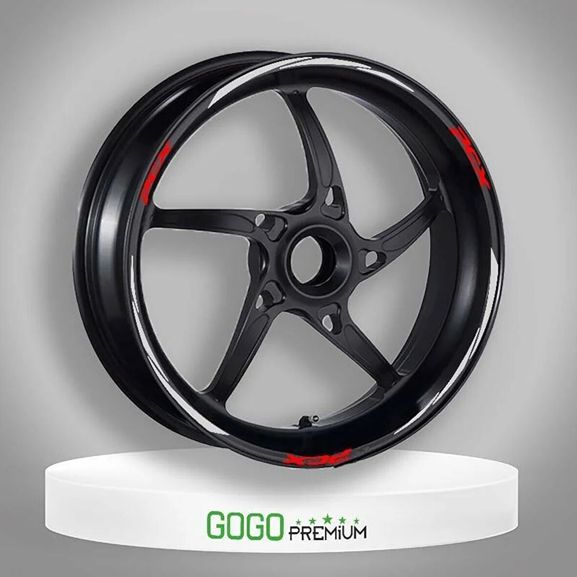 Gogo Jant Şeridi Reflektör Beyaz-kırmızı Honda Pcx 125/150