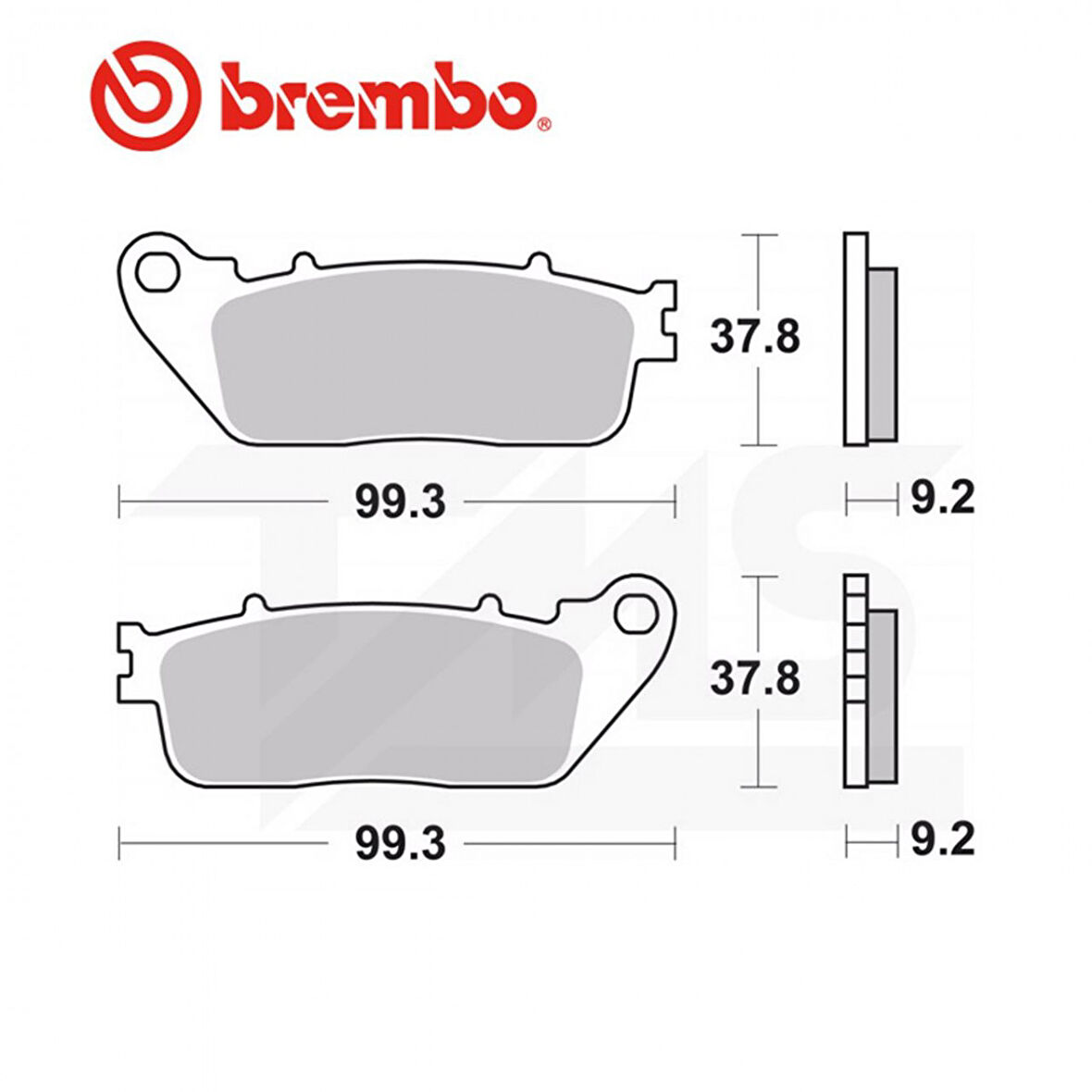 Brembo 07ho13sp Sinterli Fren Balatası Honda Cb1000r 2018-2020 Honda Crossrunner 800  2011-2020