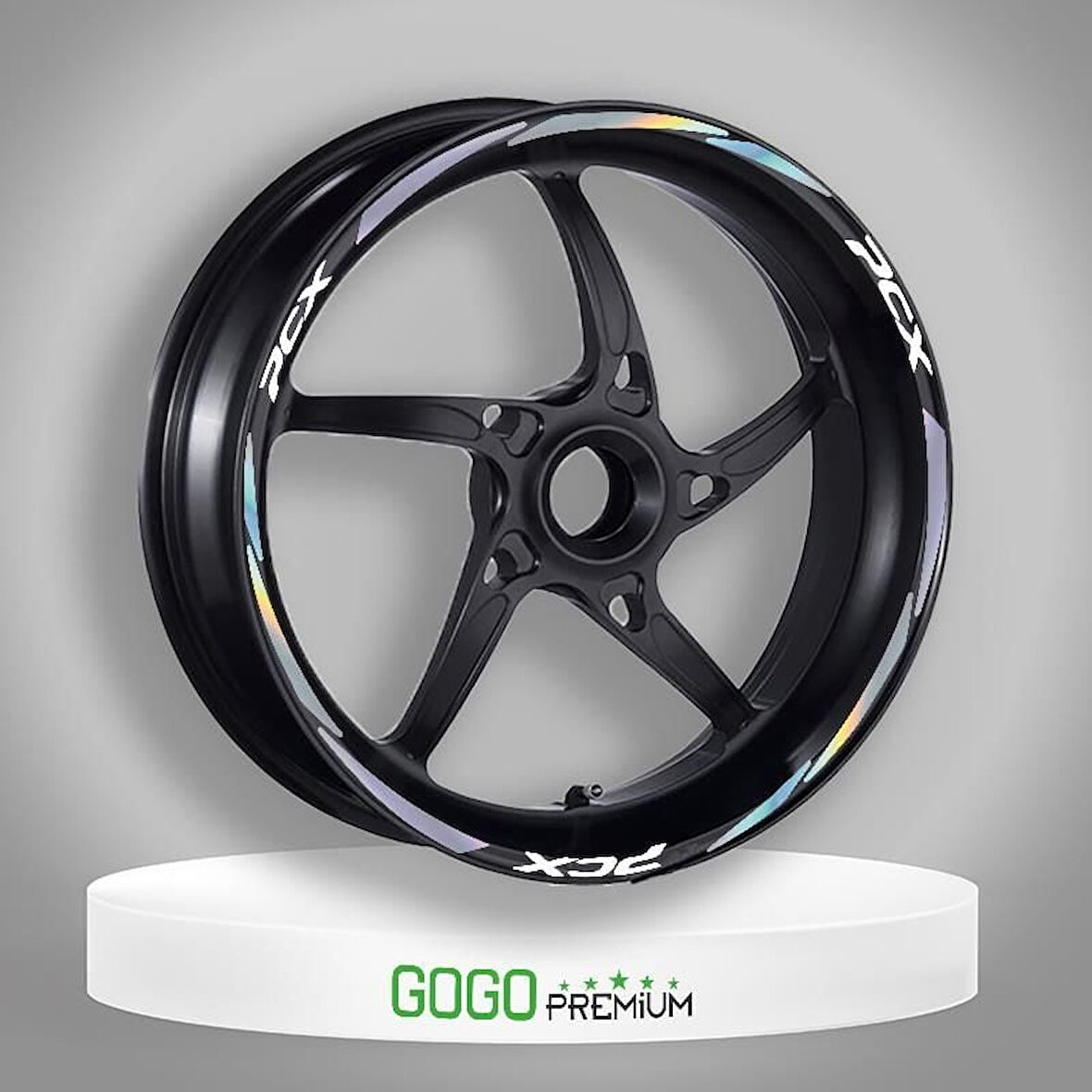Gogo Jant Şeridi Hologramlı Iı 1 Set Honda Pcx