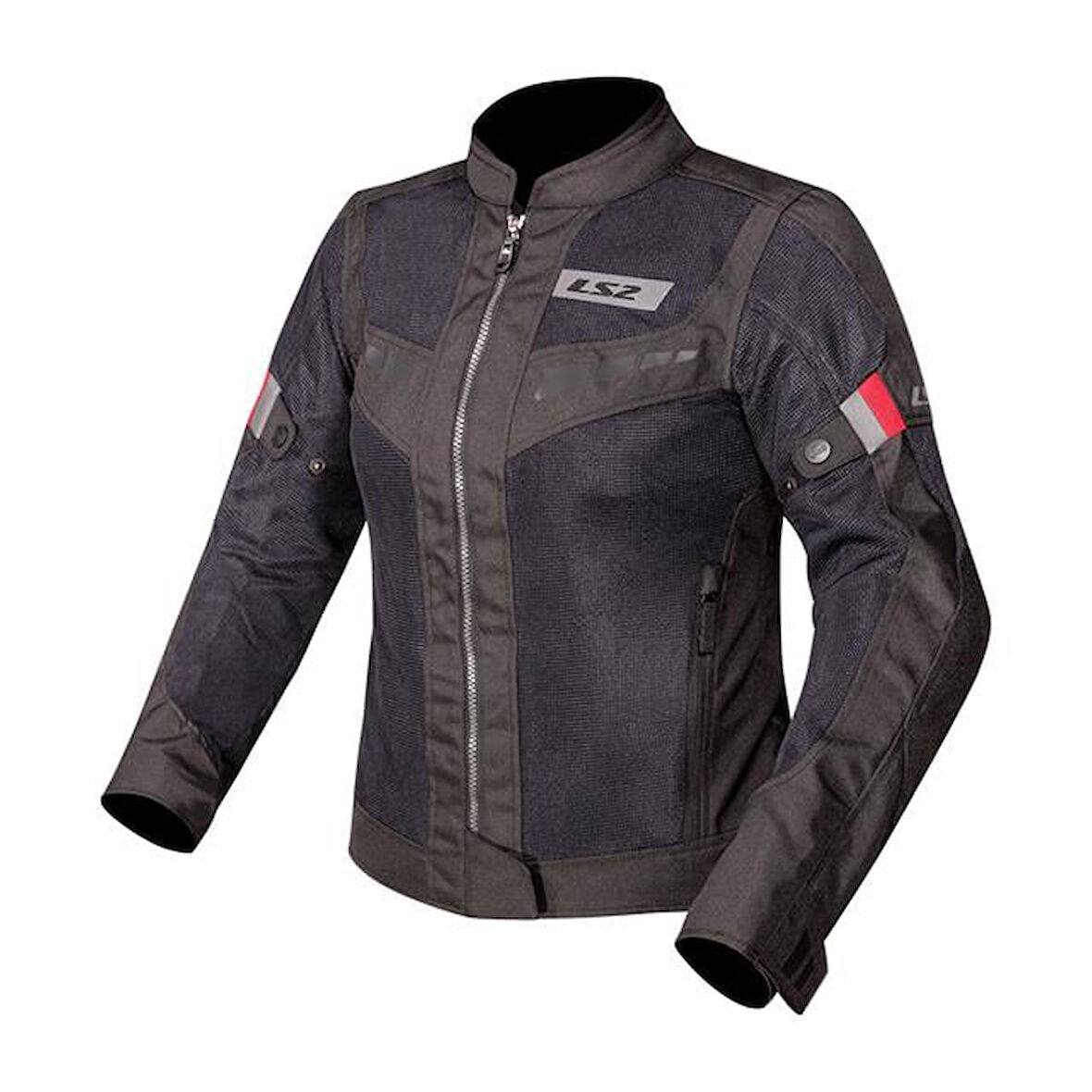 Ls2 Blade Aır Kadın Mont Siyah-kırmızı SMALL