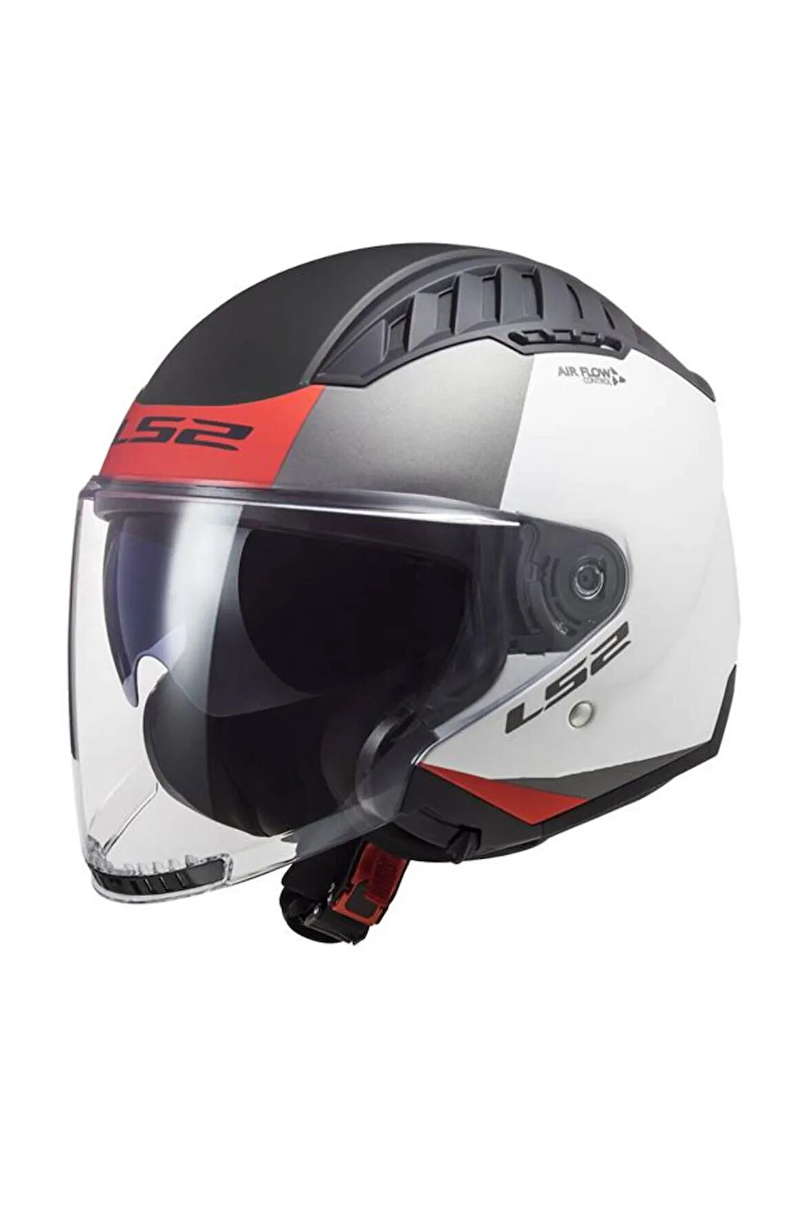 Copter 2 Urbane Yarım Kask Mat Beyaz-kırmızı