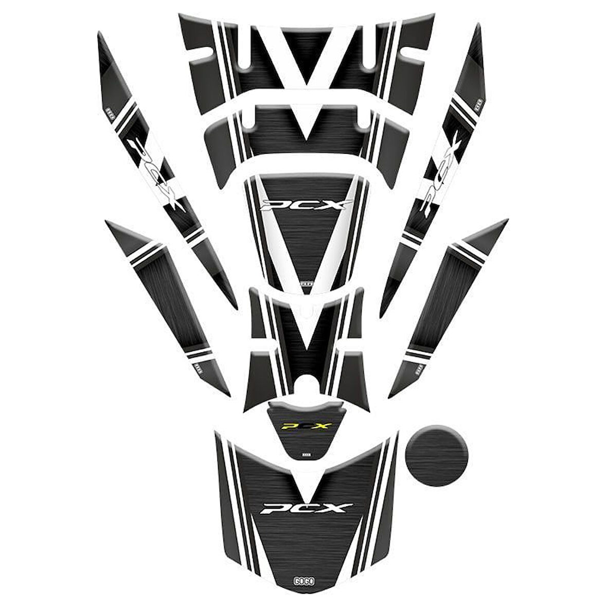 Gogo Tank Pad Set 005 Honda Pcx 2018 - 2020
