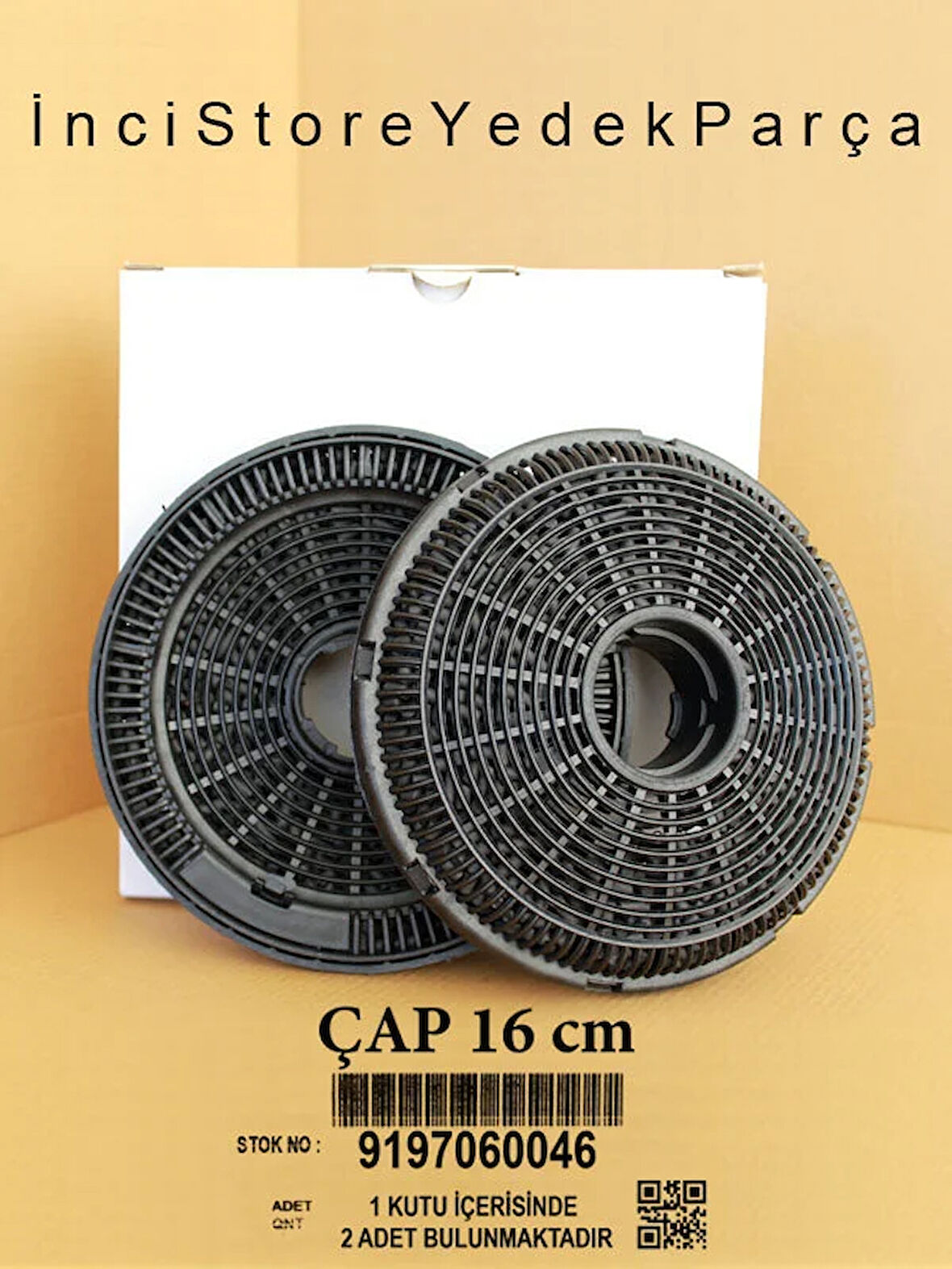 Bde 6070 S Davlumbaz Aspiratör Için Yeni Nesil Karbon Filtre