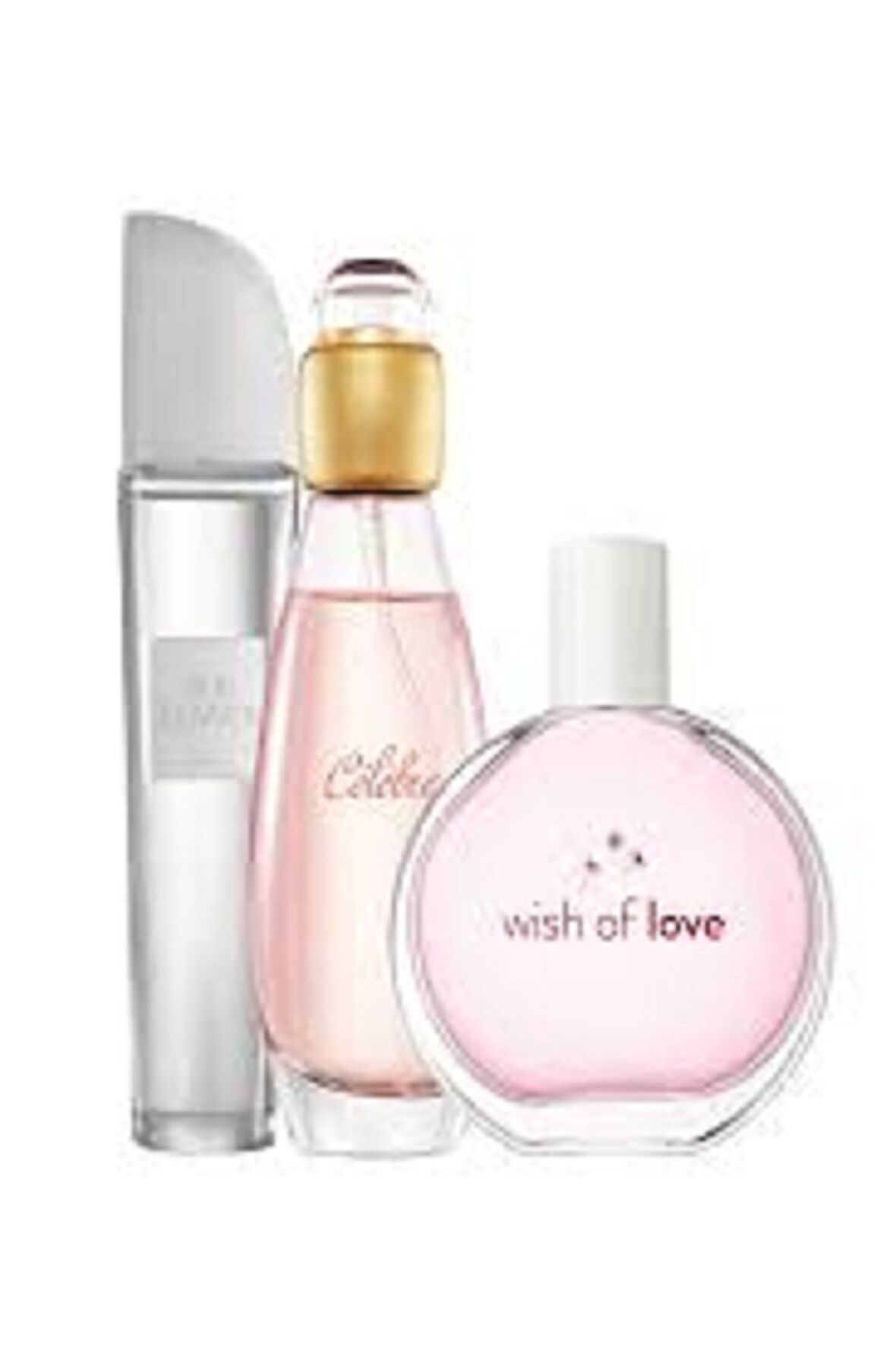 Avon Pur Blanca Edt 50ml-celebre Edt 50ml-wish Of Love Edt 50ml