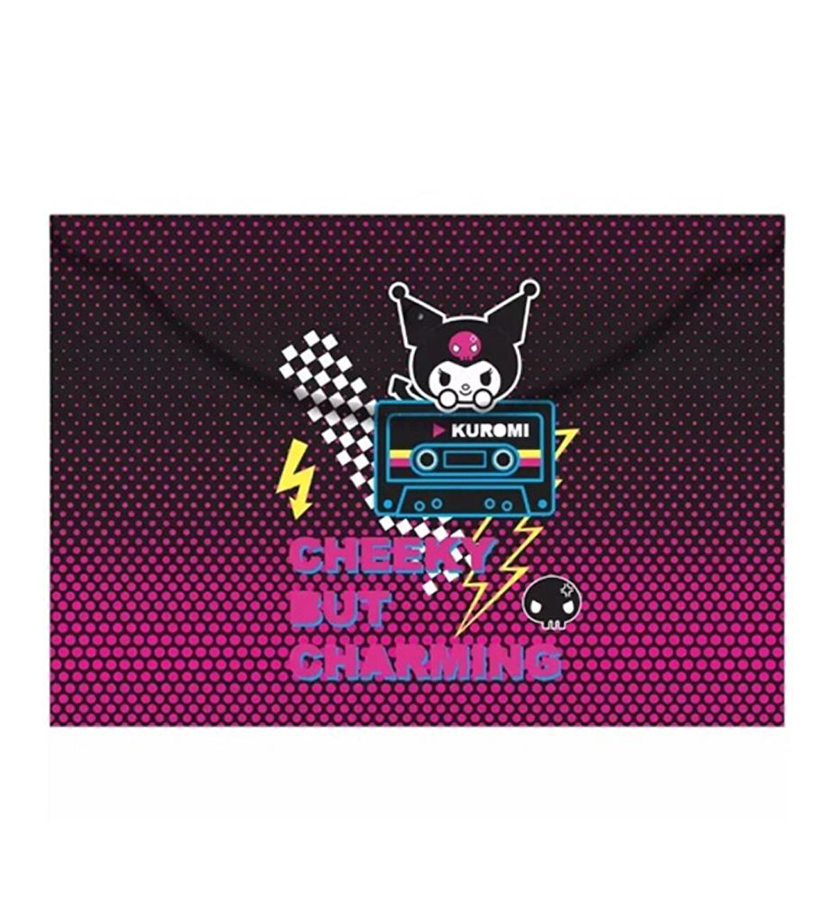 Keskin Color Çıtçıtlı Dosya Plastik Kuromi A4