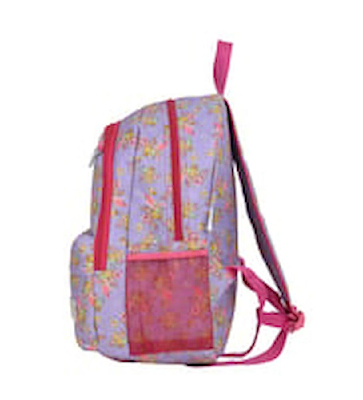 Relaxion Lila Flamingo Figürlü Anaokulu Ilköğretim Sırt Çantası Beslenme Çantası Kalemlik 3'lü set