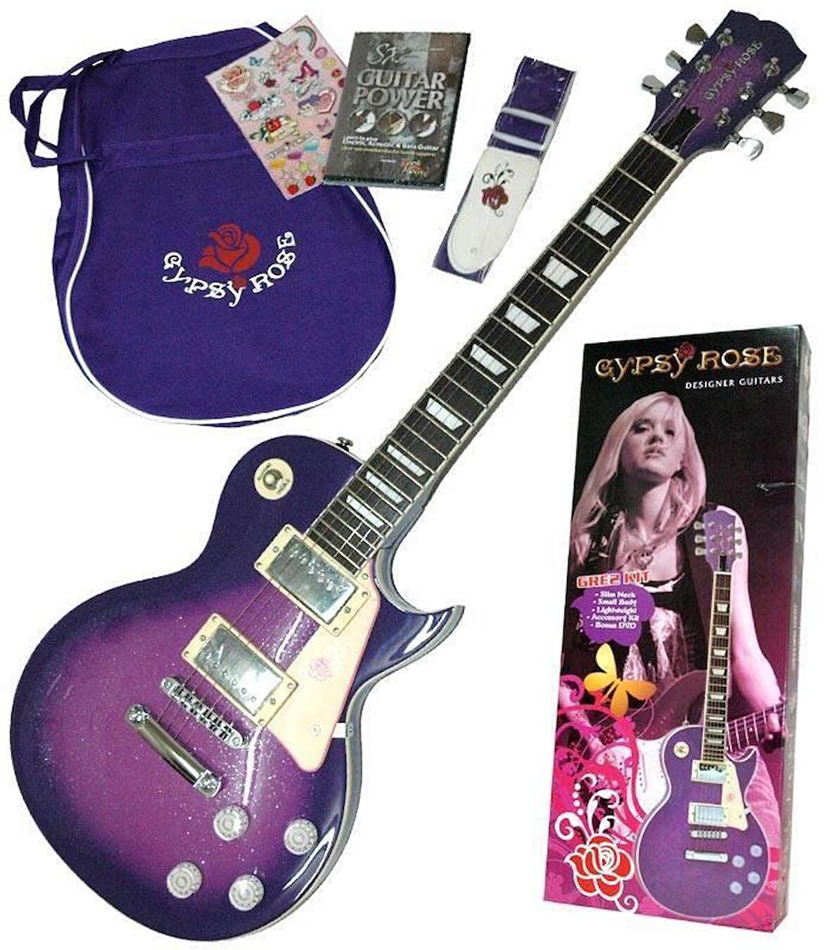 GRE2KCPP Elektro Gitar GYPSY Rose Seti