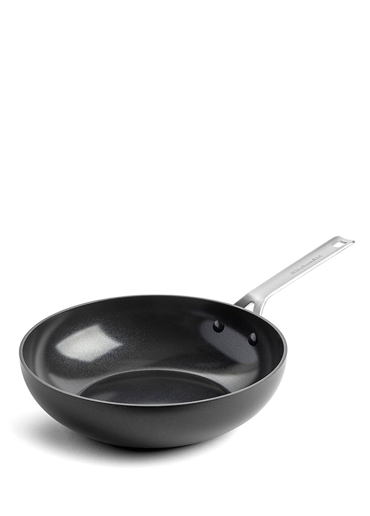 Kitchenaid Alu Magn Mat Siyah Alüminyum Wok Tava 28 cm