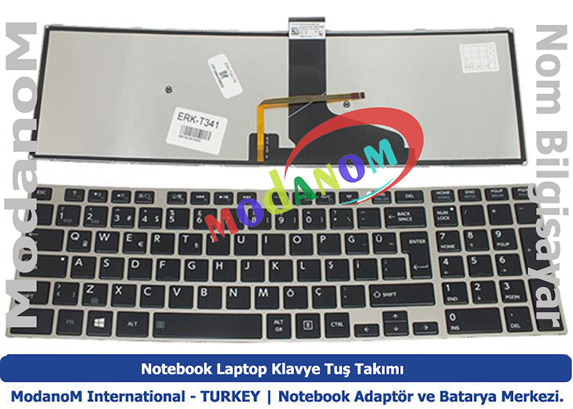 Toshiba Satellite S50T Klavye Siyah Türkçe Işıklı