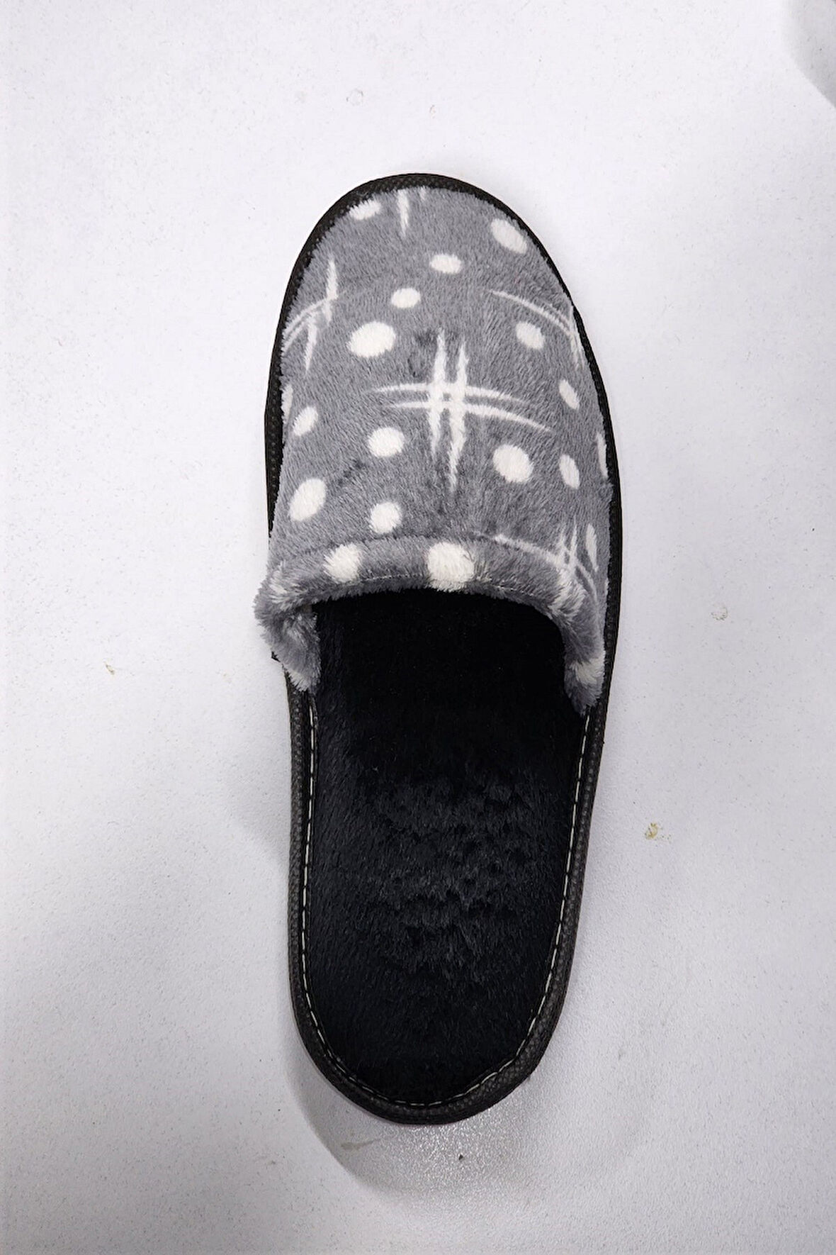 Kadın Önü Kapalı Yıkanabilir Puf Dikişli İçi Süngerli Kışlık Çeyiz Bohça Misafir Ev Terliği 253