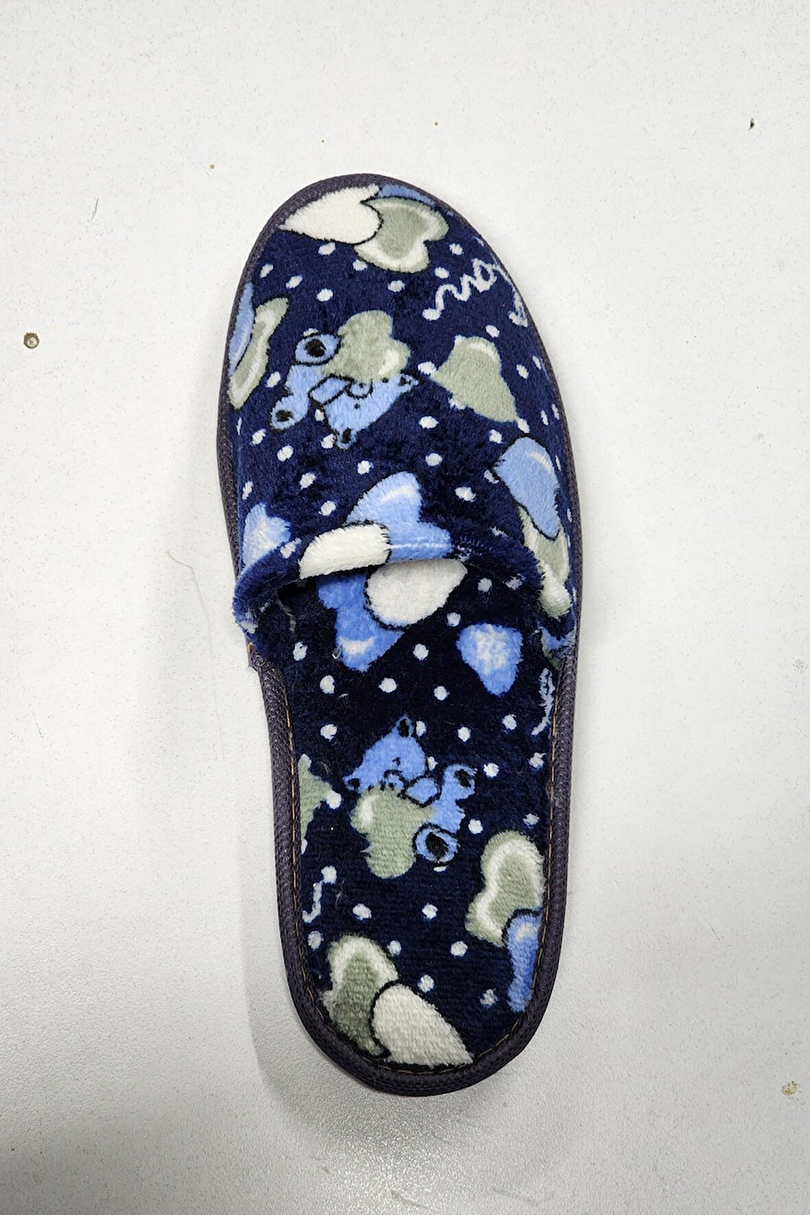 Kadın Önü Kapalı Yıkanabilir Puf Dikişli İçi Süngerli Kışlık Çeyiz Bohça Misafir Ev Terliği 253