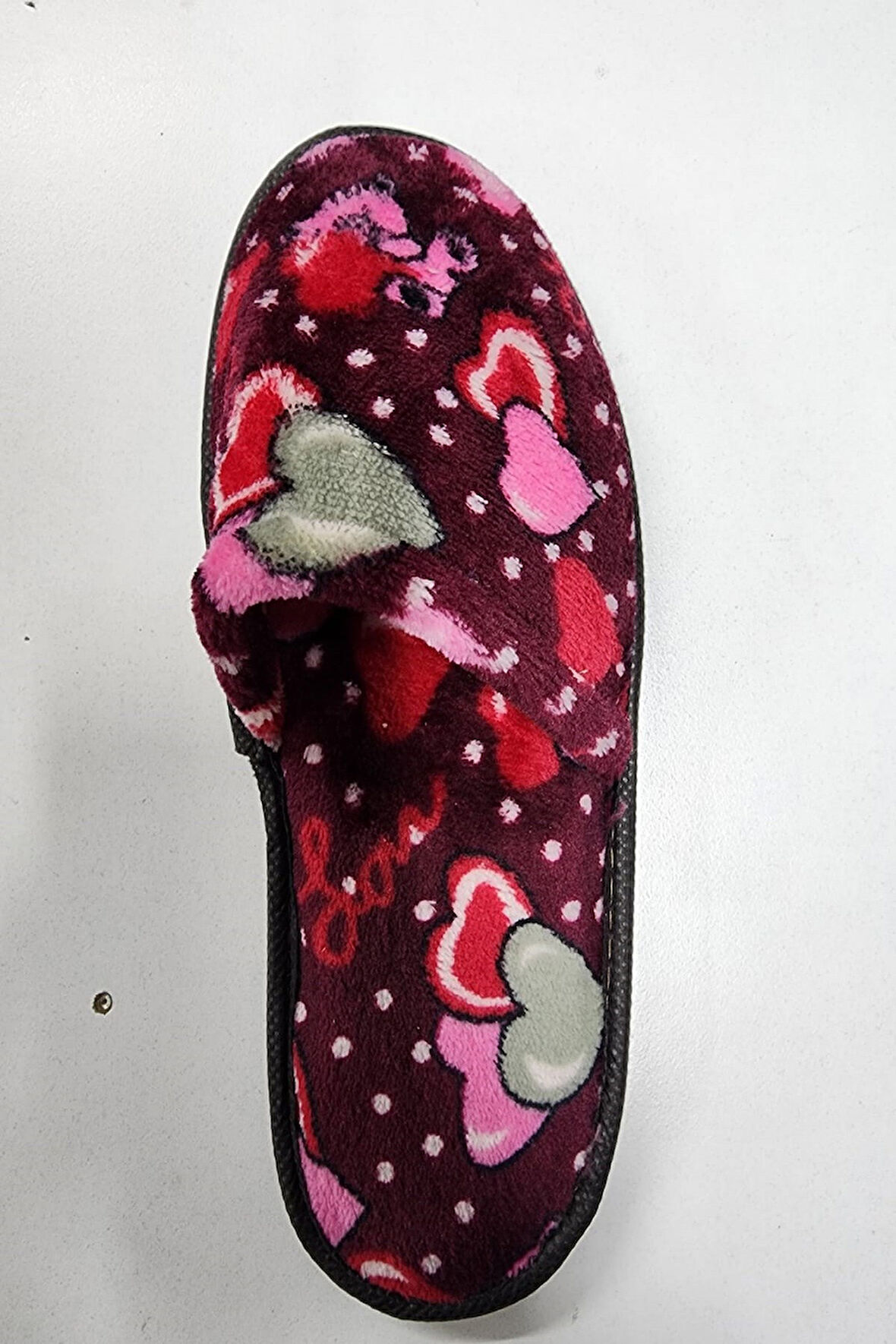 Kadın Önü Kapalı Yıkanabilir Puf Dikişli İçi Süngerli Kışlık Çeyiz Bohça Misafir Ev Terliği 253