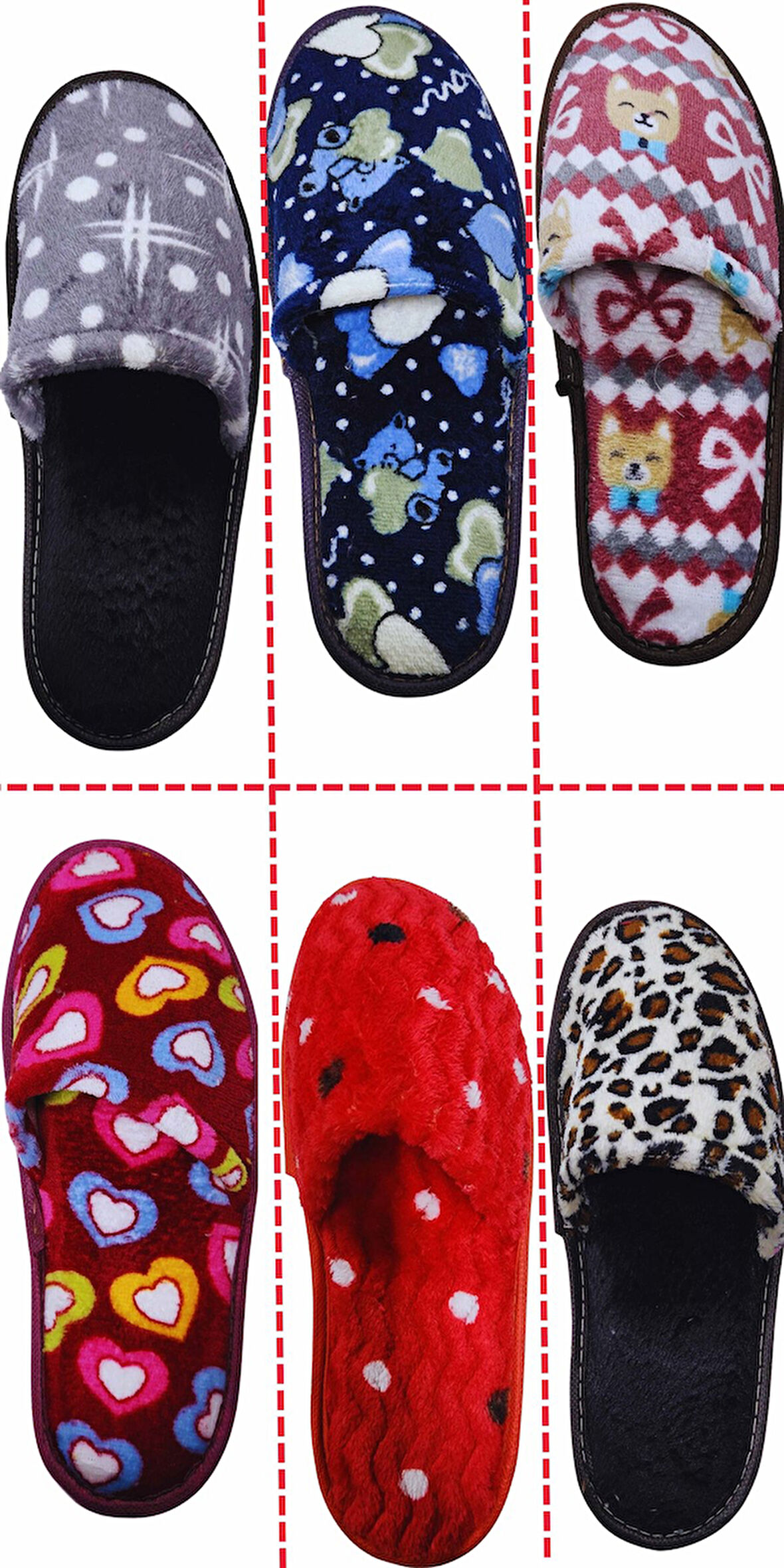 Kadın Önü Kapalı Yıkanabilir Puf Dikişli İçi Süngerli Kışlık Çeyiz Bohça Misafir Ev Terliği 253