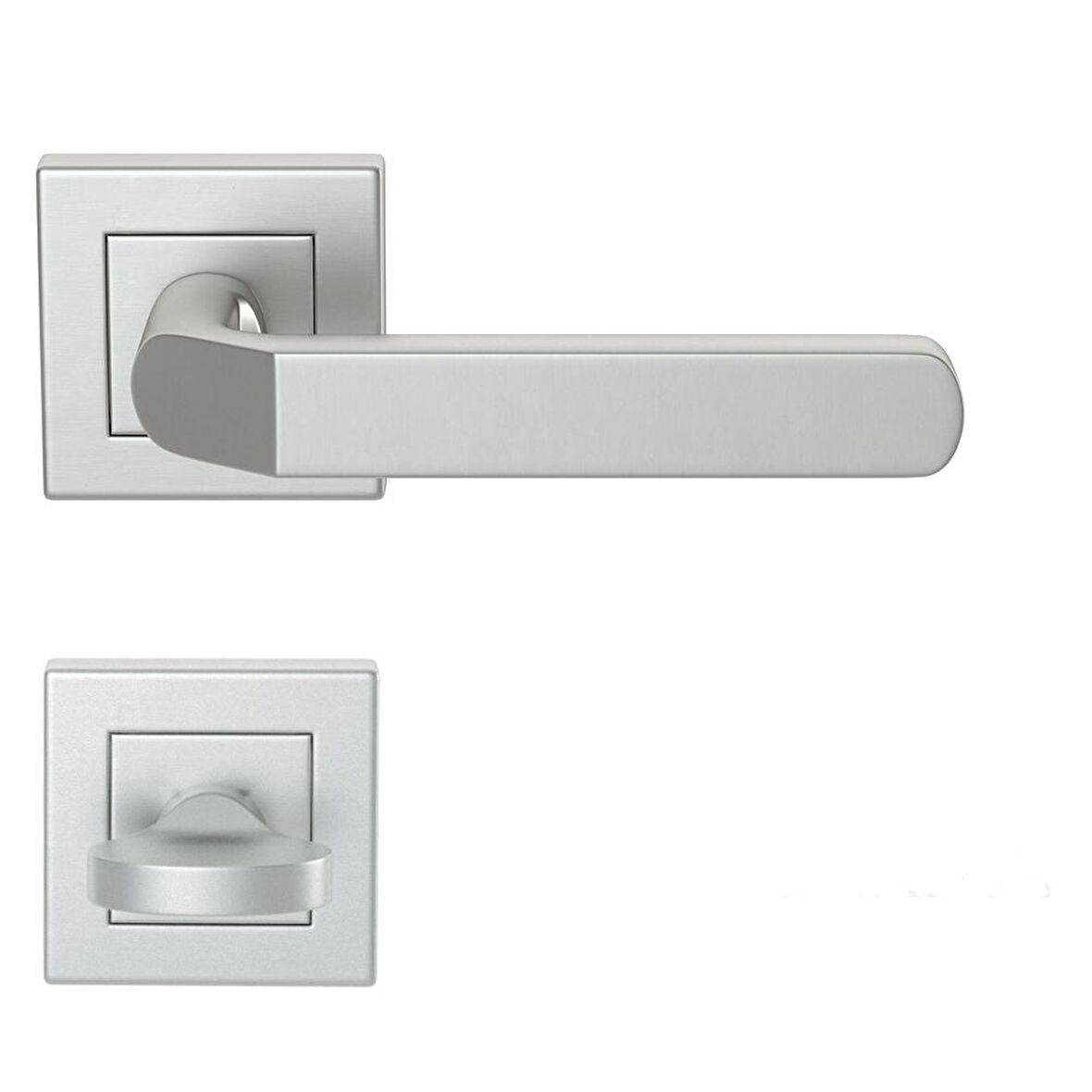 CONDI 1083K SATEN KROM ROZETLI KAPI KOLU SATEN KROM ROZETLİ WC (TK)