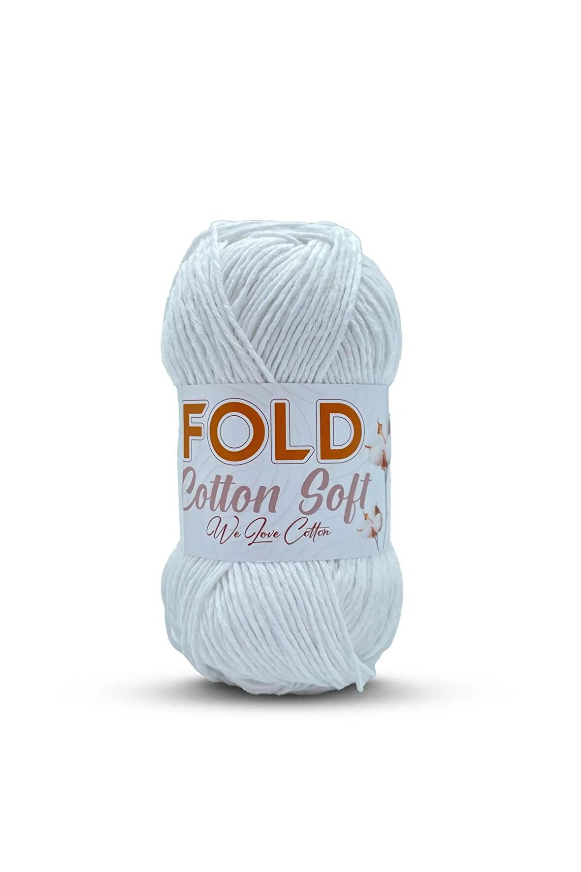 Fold Yarn Cotton Soft - Beyaz