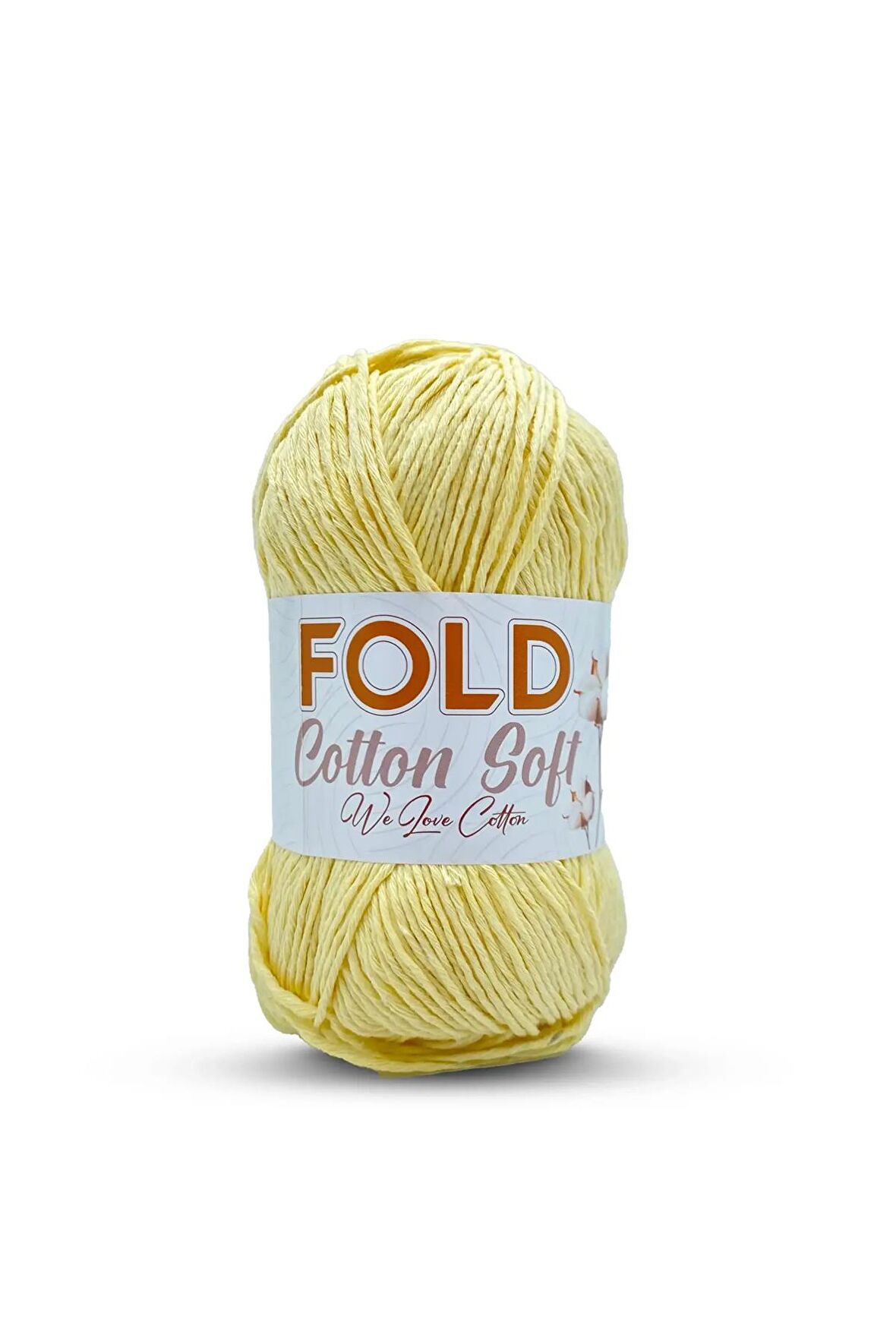 Fold Yarn Cotton Soft - Açık Sarı