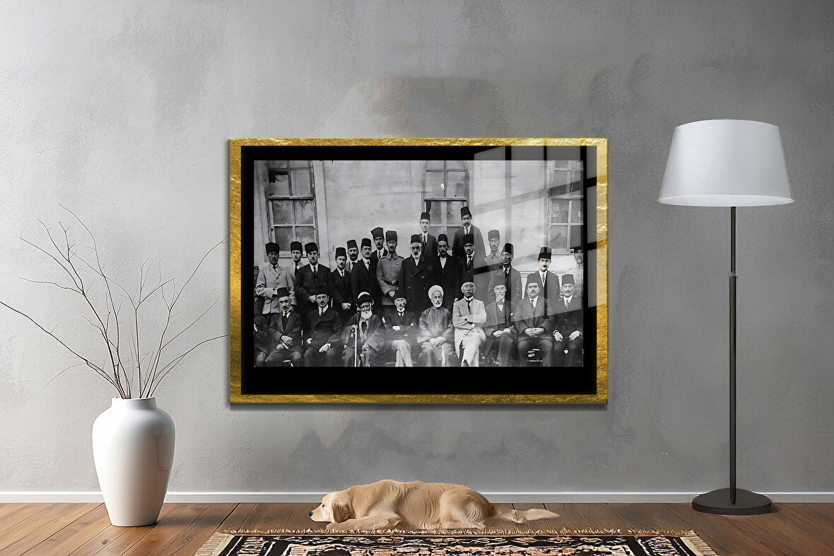 Gazi Mustafa Kemal Atatürk ÖZEL SERİ^# Miyrem  Design Cam Tablo Model: 129