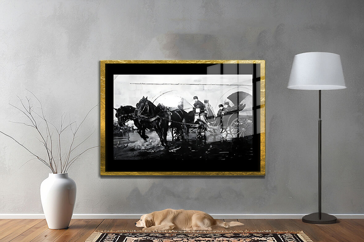 Gazi Mustafa Kemal Atatürk ÖZEL SERİ^# Miyrem  Design Cam Tablo Model: 249