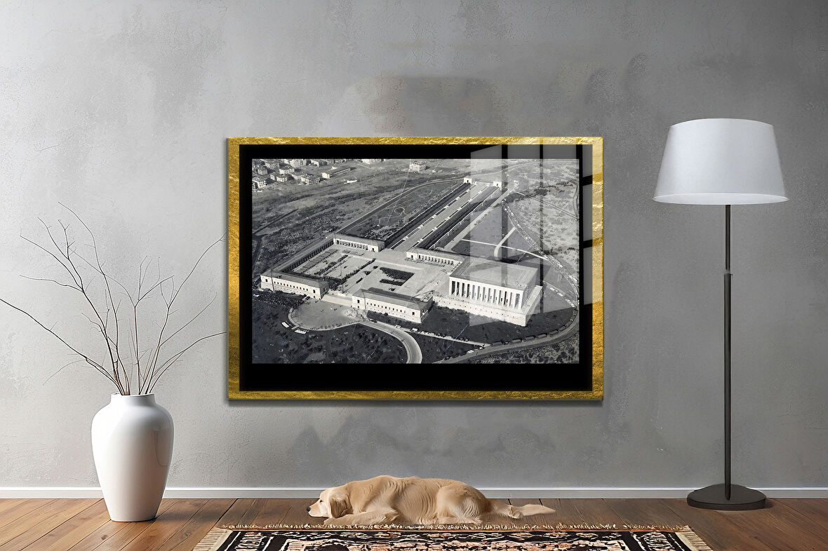 Gazi Mustafa Kemal Atatürk ÖZEL SERİ^# Miyrem  Design Cam Tablo Model: 341