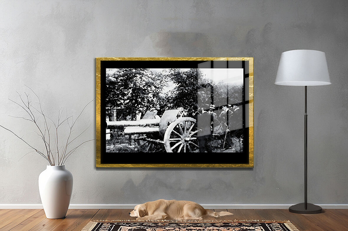 Gazi Mustafa Kemal Atatürk ÖZEL SERİ^# Miyrem  Design Cam Tablo Model: 376