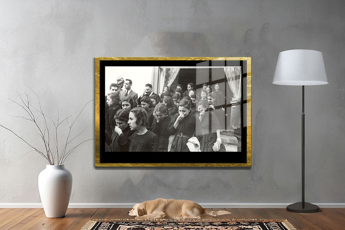 Gazi Mustafa Kemal Atatürk ÖZEL SERİ^# Miyrem  Design Cam Tablo Model: 390