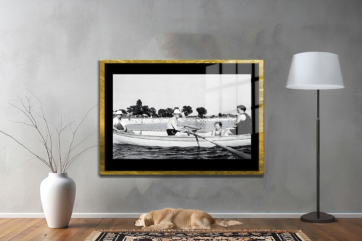 Gazi Mustafa Kemal Atatürk ÖZEL SERİ^# Miyrem  Design Cam Tablo Model: 436