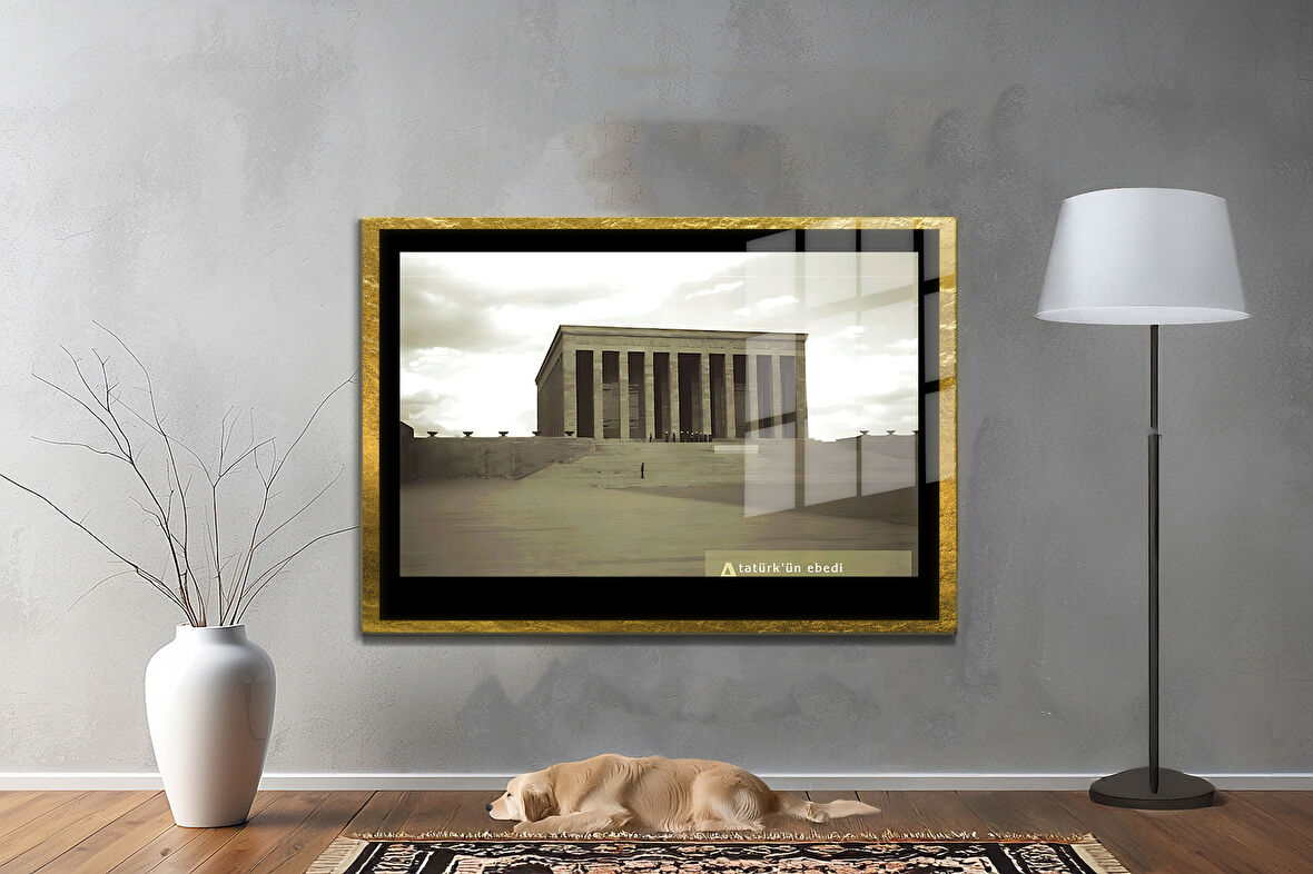 Gazi Mustafa Kemal Atatürk ÖZEL SERİ^# Miyrem  Design Cam Tablo Model: 604