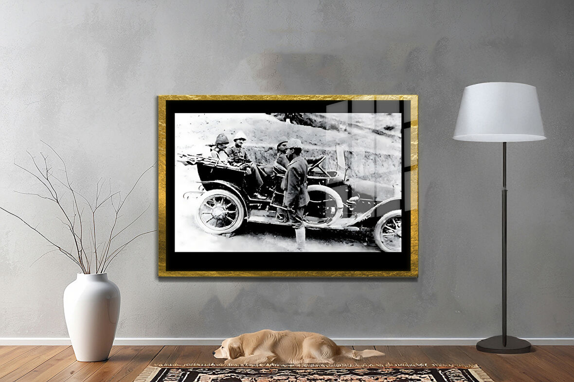 Gazi Mustafa Kemal Atatürk ÖZEL SERİ^# Miyrem  Design Cam Tablo Model: 607