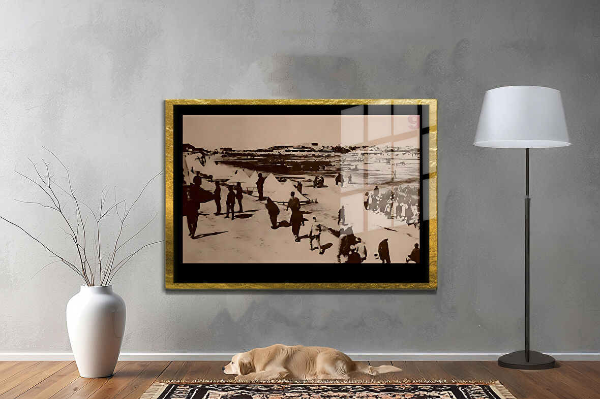 Gazi Mustafa Kemal Atatürk ÖZEL SERİ^# Miyrem  Design Cam Tablo Model: 617