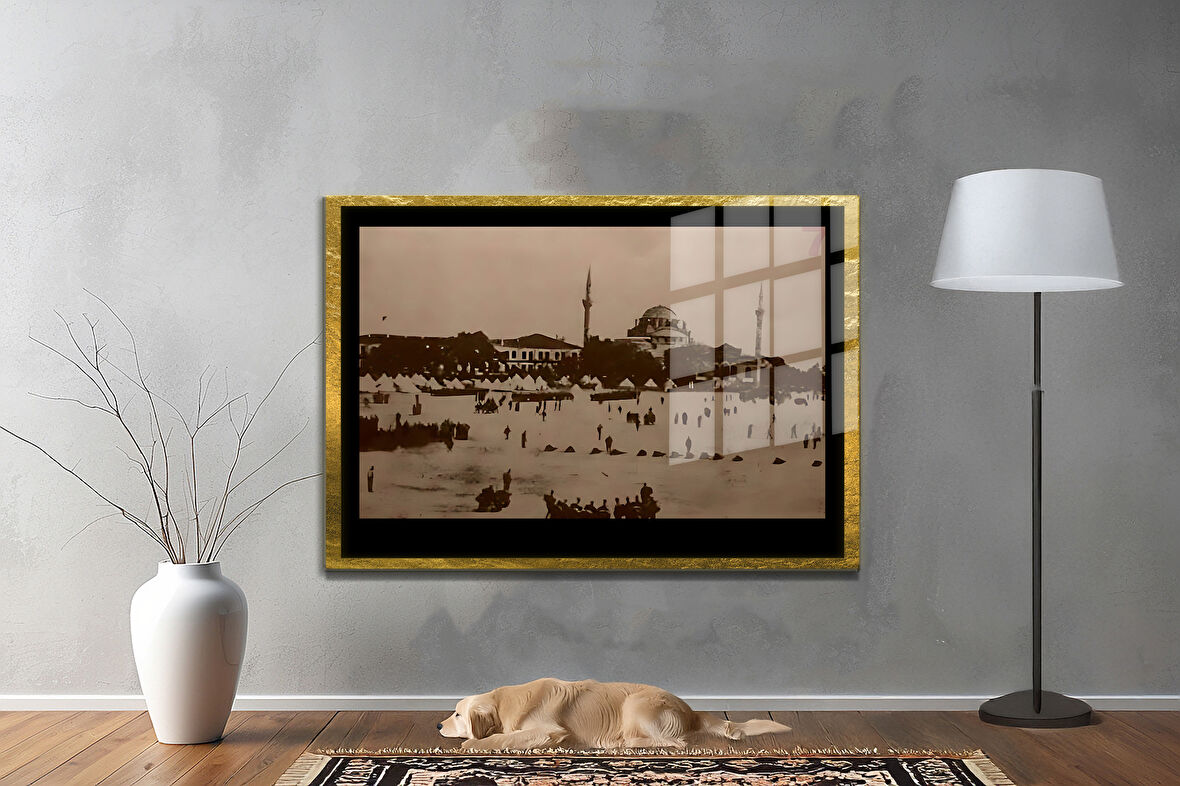 Gazi Mustafa Kemal Atatürk ÖZEL SERİ^# Miyrem  Design Cam Tablo Model: 620