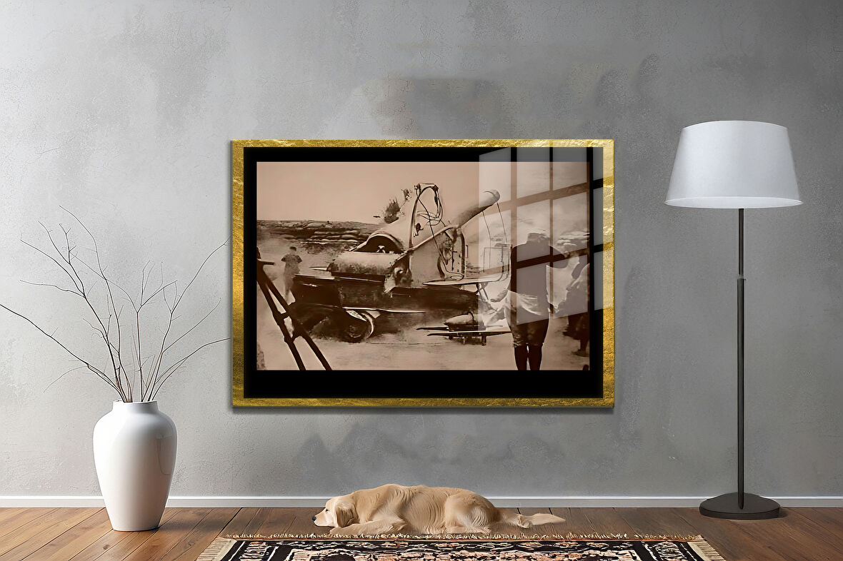 Gazi Mustafa Kemal Atatürk ÖZEL SERİ^# Miyrem  Design Cam Tablo Model: 627