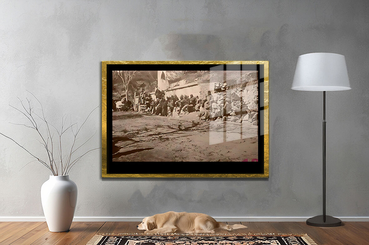 Gazi Mustafa Kemal Atatürk ÖZEL SERİ^# Miyrem  Design Cam Tablo Model: 631