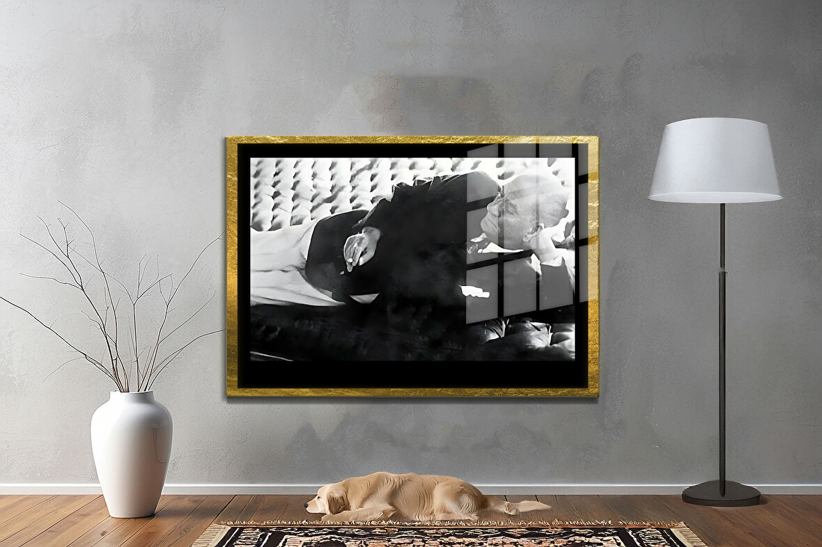 Gazi Mustafa Kemal Atatürk ÖZEL SERİ^# Miyrem  Design Cam Tablo Model: 632