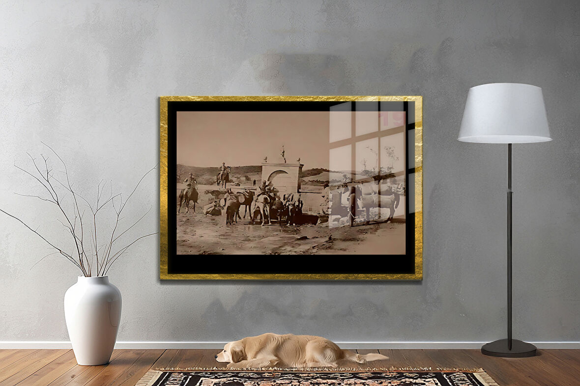 Gazi Mustafa Kemal Atatürk ÖZEL SERİ^# Miyrem  Design Cam Tablo Model: 635