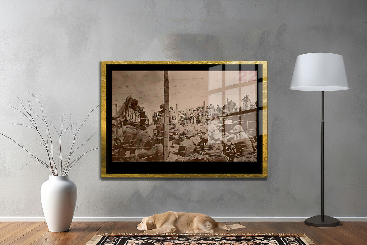 Gazi Mustafa Kemal Atatürk ÖZEL SERİ^# Miyrem  Design Cam Tablo Model: 639