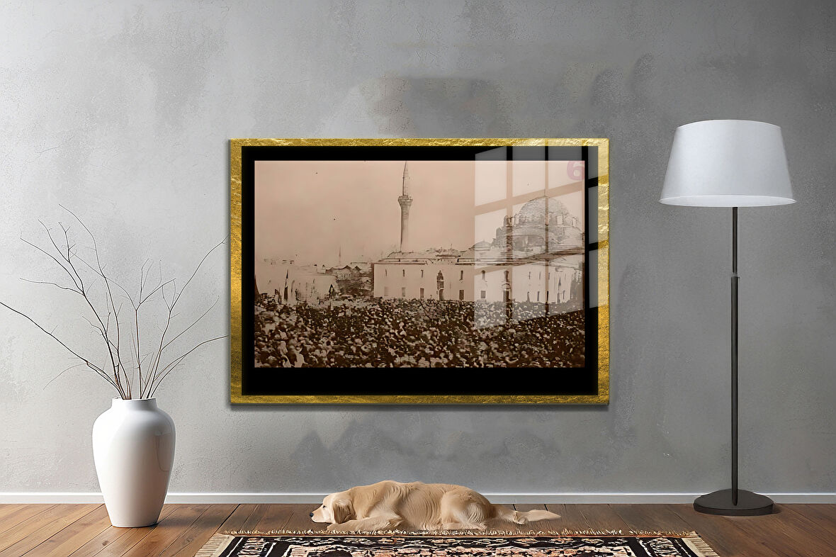 Gazi Mustafa Kemal Atatürk ÖZEL SERİ^# Miyrem  Design Cam Tablo Model: 667