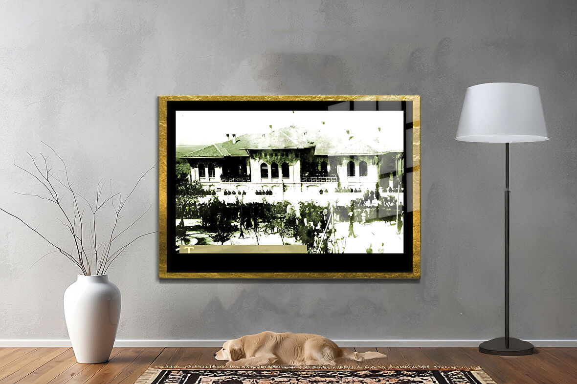 Gazi Mustafa Kemal Atatürk ÖZEL SERİ^# Miyrem  Design Cam Tablo Model: 683