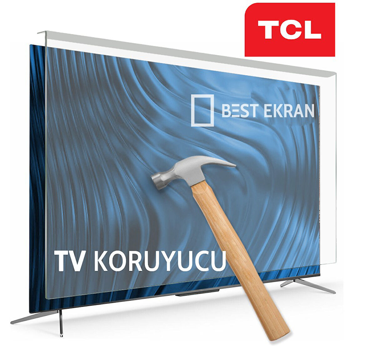 TCL 55P7KGTV TV EKRAN KORUYUCU - Tcl 55" inç 139 cm KIRILMAZ Ekran Koruyucu