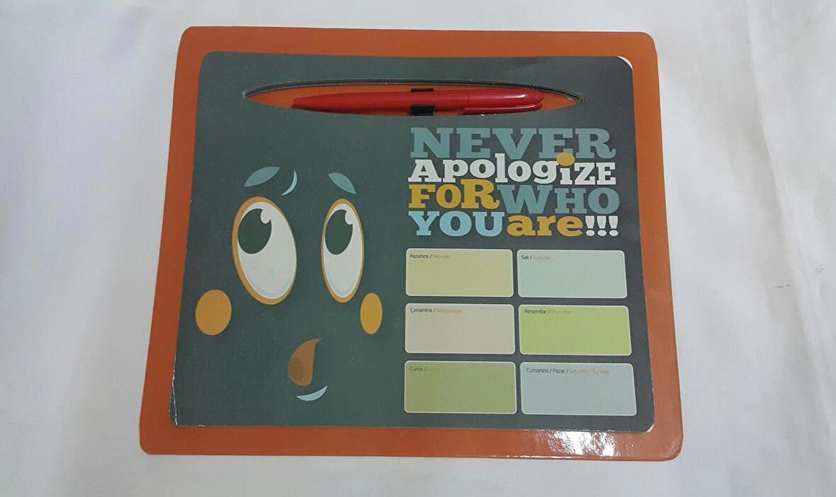 Kalemli Bloknot Mouse pad
