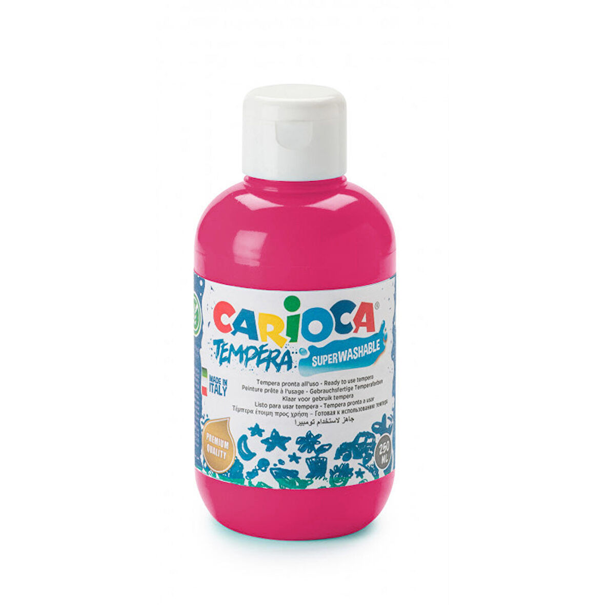 Carioca Tempera Suluboya Süper Yıkanabilir Parmak Boya Fuşya 250 ML