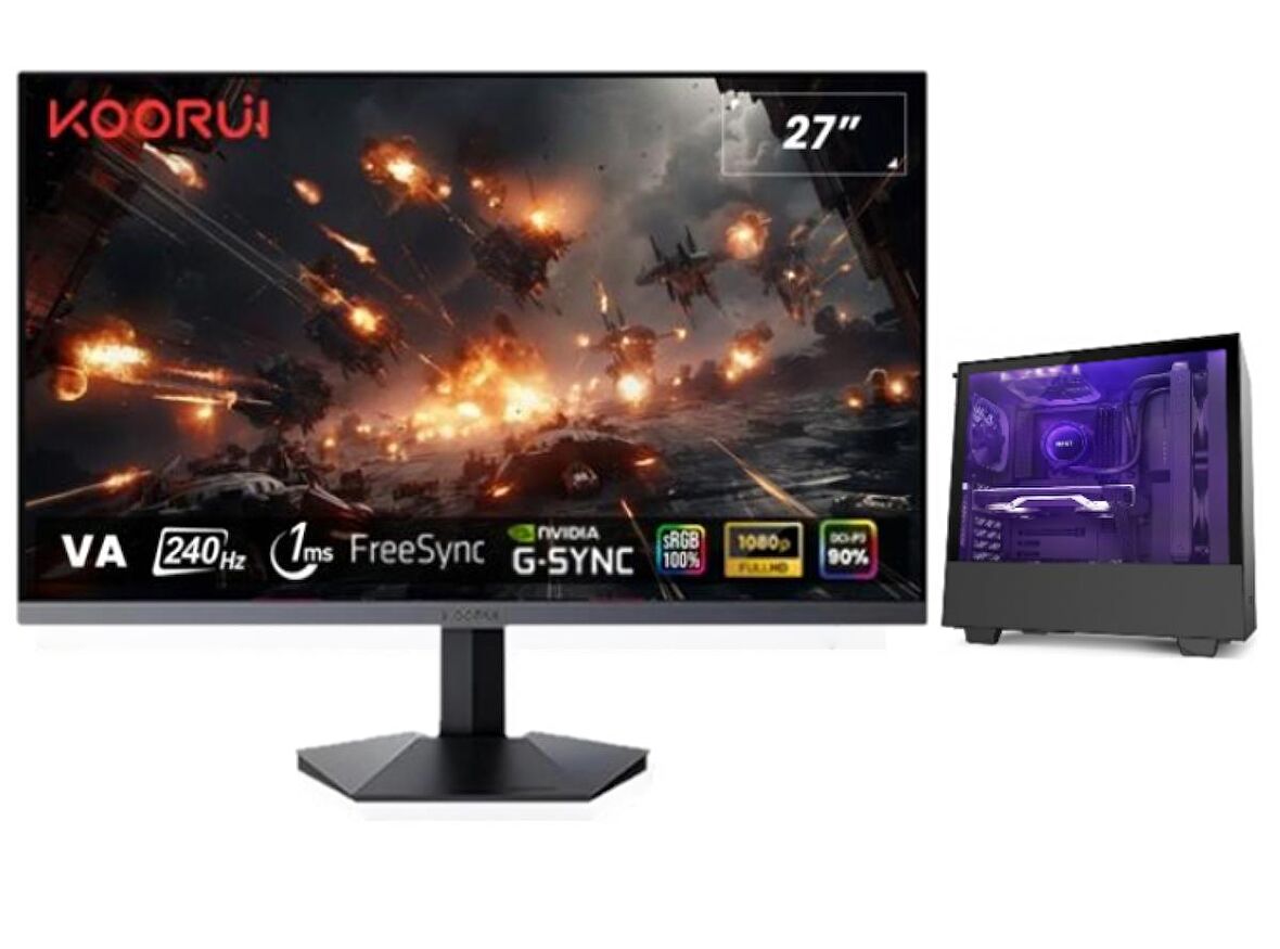 ZETTA AİRFLY X6 İNTEL CORE İ7 14700K 32GB DDR5 RAM 2TB NVME M.2 SSD 8GB RTX4060 Windows11Pro MasaÜstü Bilgisayar 27" 240Hz  ZET966501495